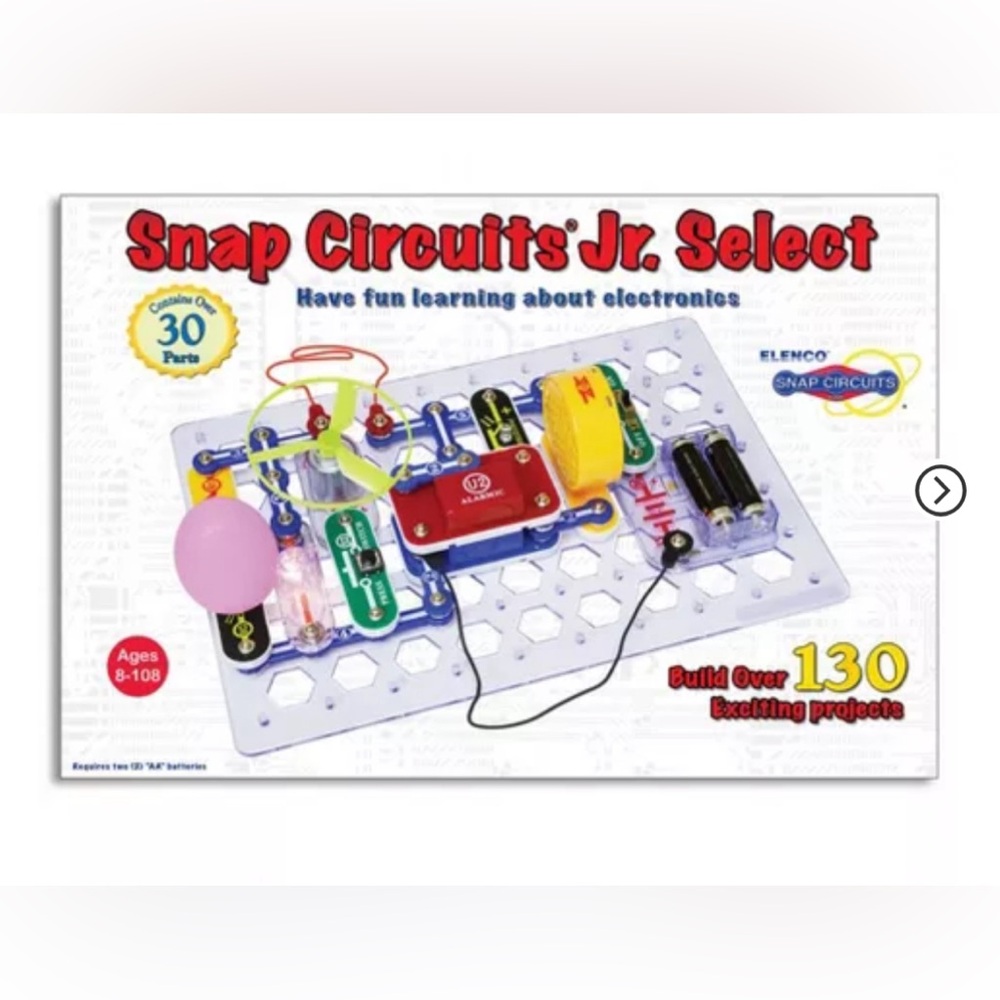 Snap Circuits Jr. Select - Electronic Project Set Build Over 130 Projects